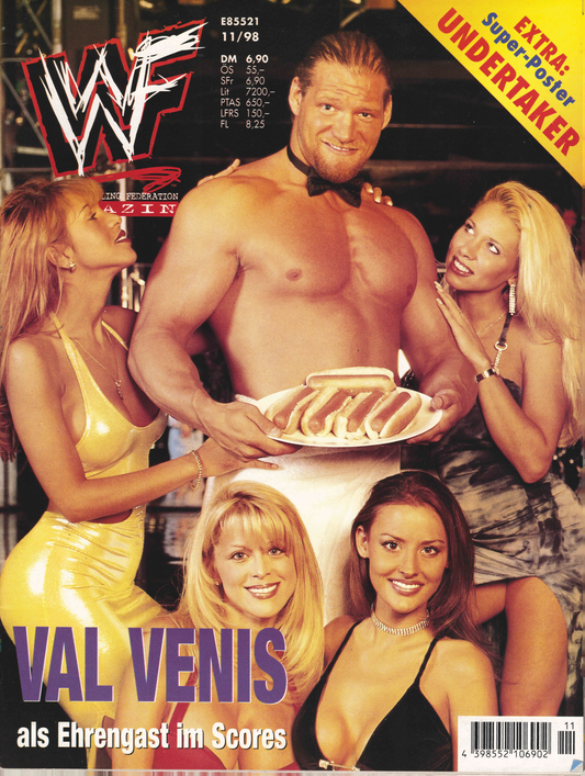 WWF Magazine November 1998 from Germany Magazine PWcatalog