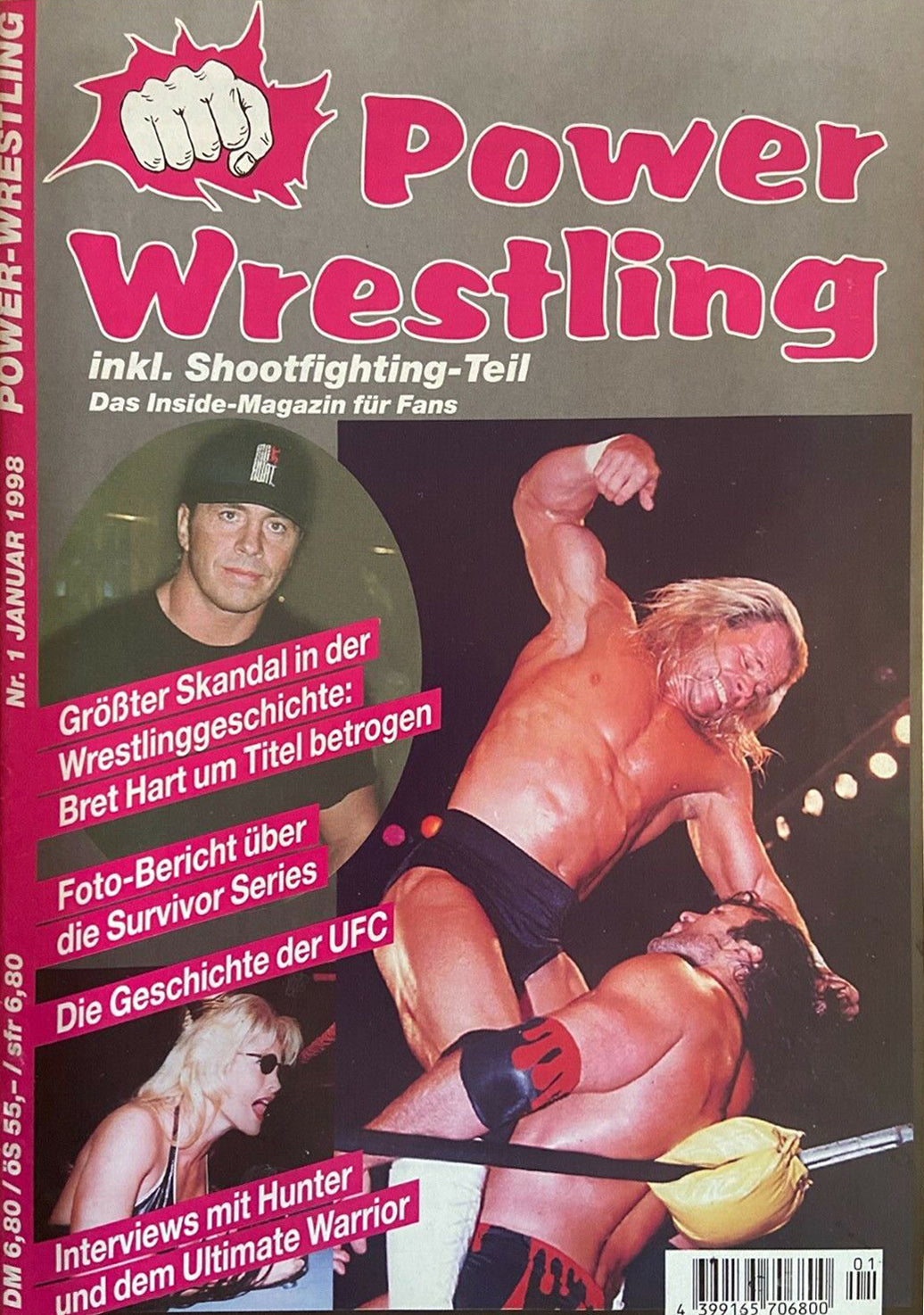 Power Wrestling Magazine January 1998 Magazine PWcatalog