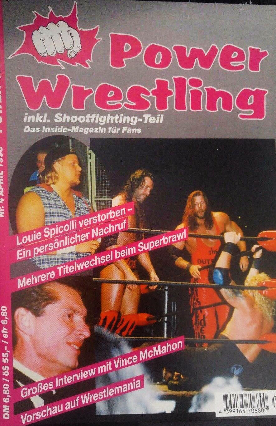 Power Wrestling Magazine April 1998 Magazine PWcatalog