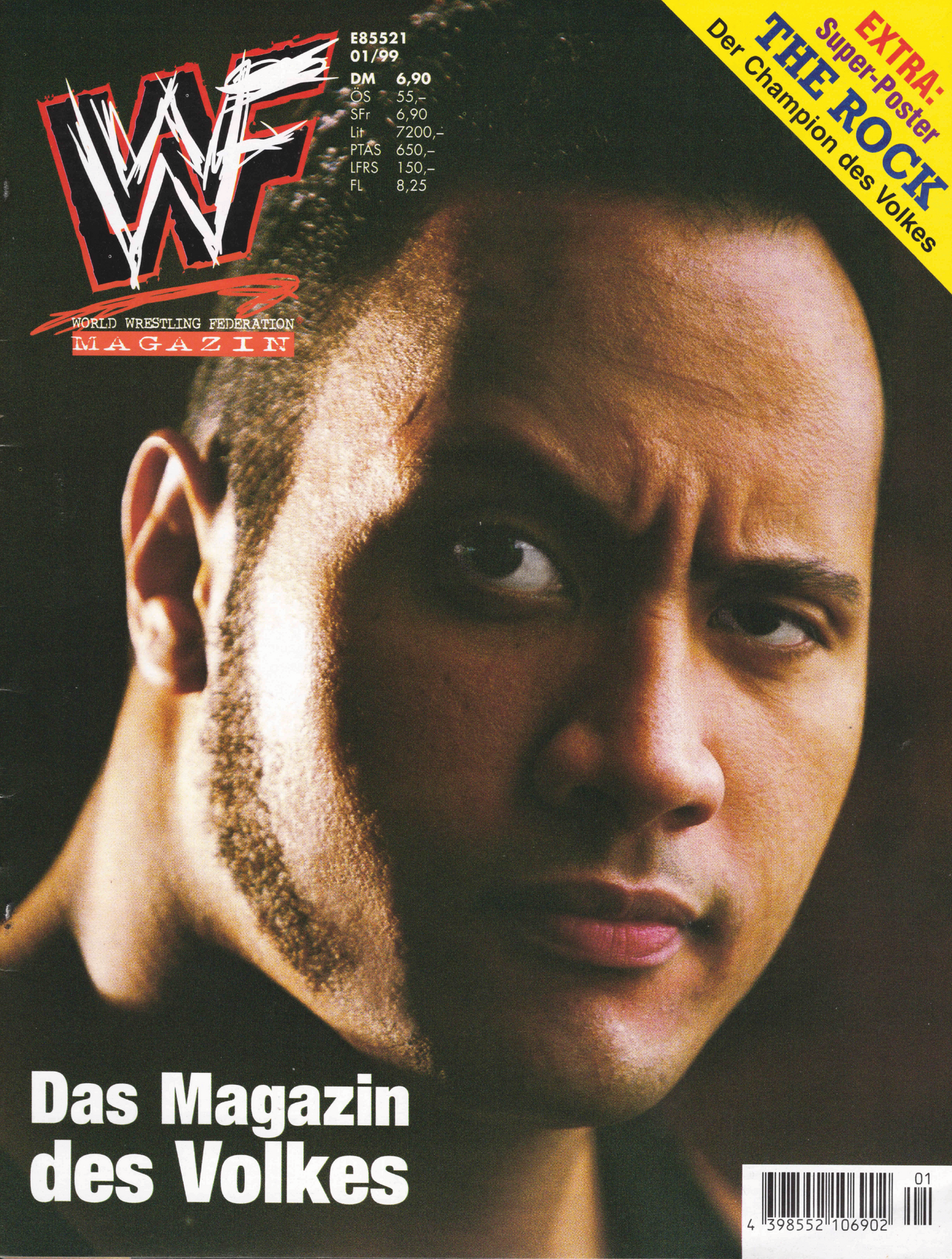 WWF Magazine January 1999 from Germany Magazine PWcatalog
