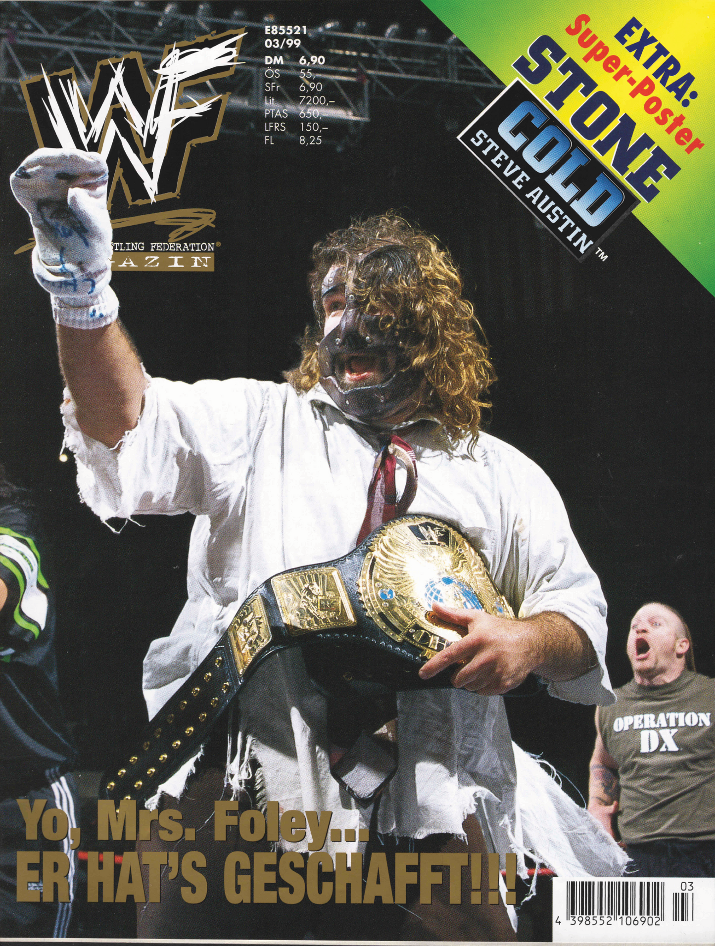 WWF Magazine March 1999 from Germany Magazine PWcatalog