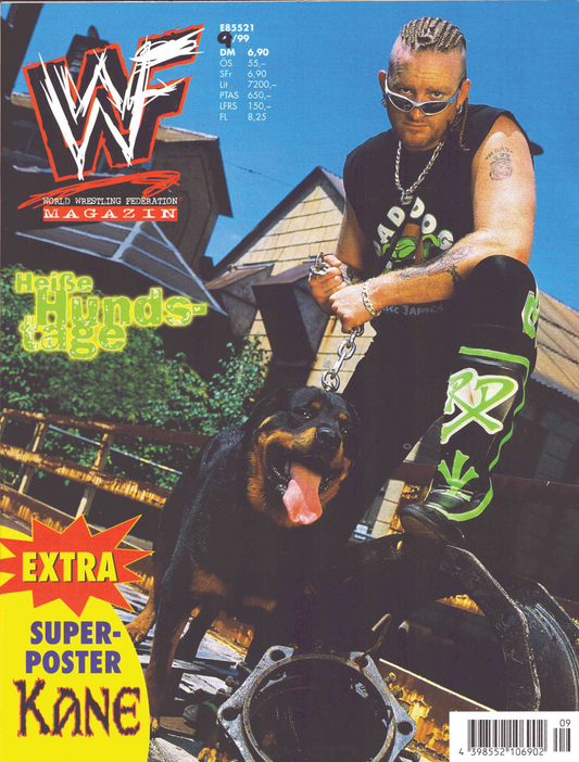 WWF Magazine September 1999 from Germany Magazine PWcatalog