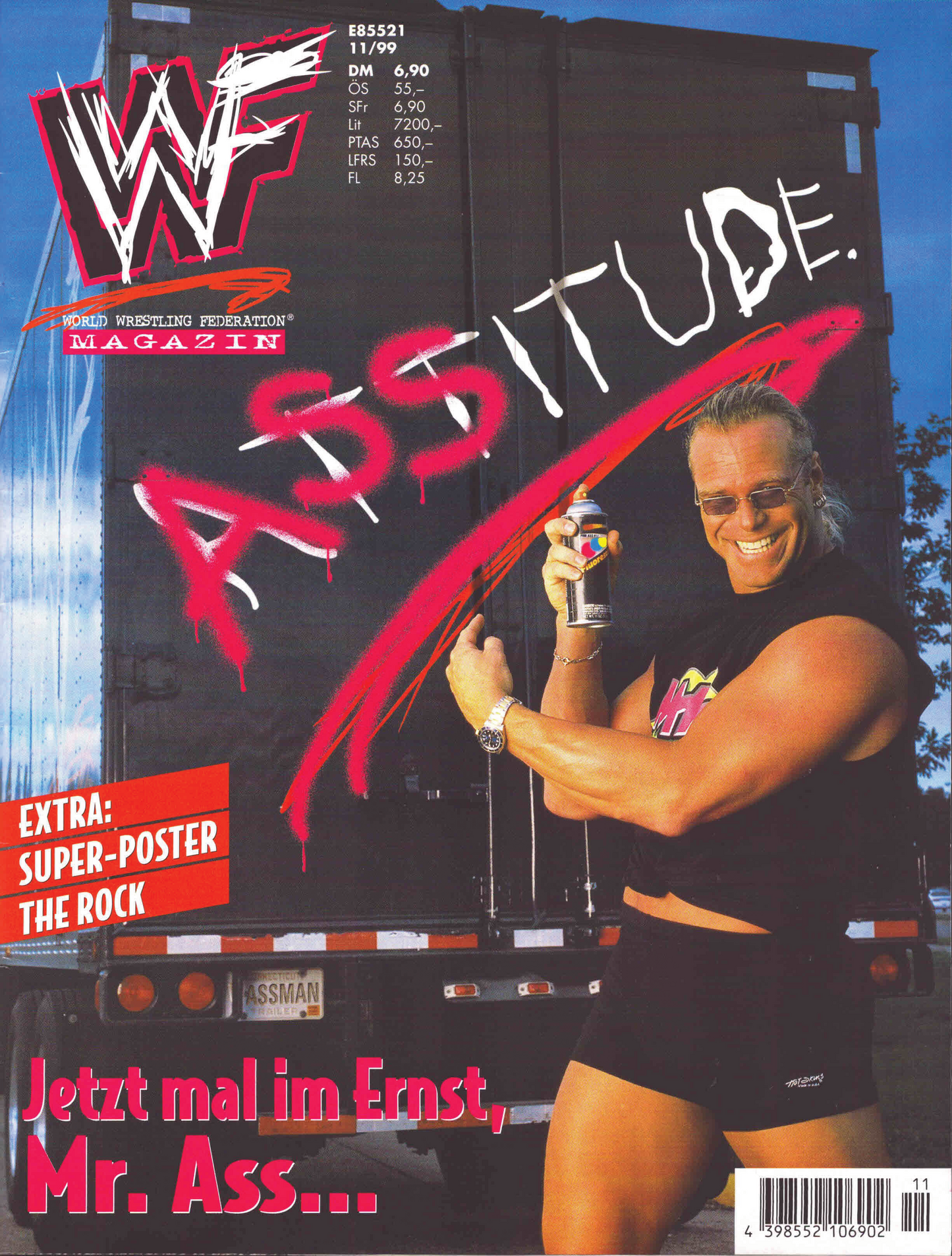 WWF Magazine November 1999 from Germany Magazine PWcatalog
