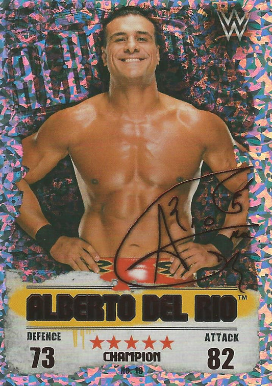 WWE Topps Slam Attax Takeover 2016 Alberto Del Rio Red Champion #19