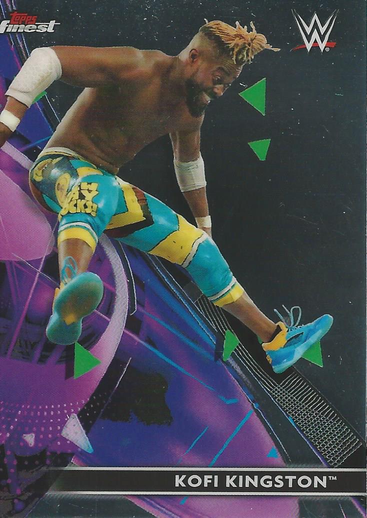 WWE Topps Finest 2021 Kofi Kingston #19