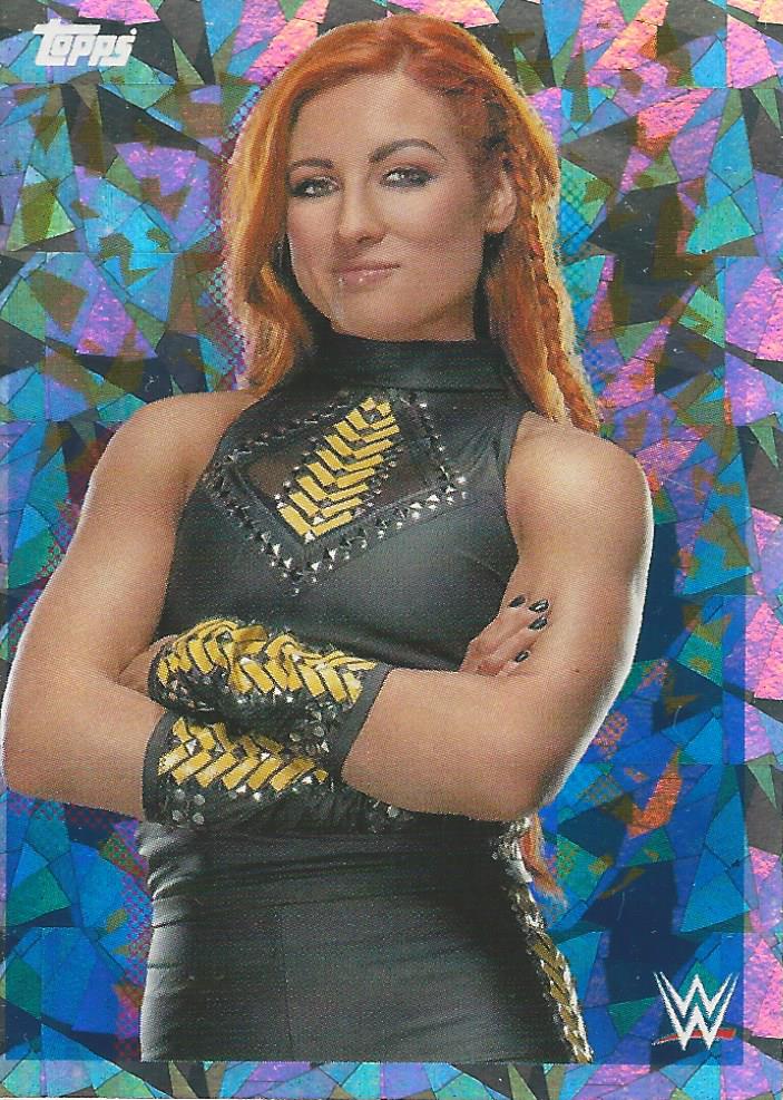 WWE Topps Road to Wrestlemania Stickers 2021 Becky Lynch #19
