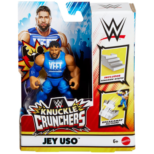 WWE Mattel Knuckle Crunchers Series 5 Jey Uso Action & Toy Figures PWcatalog