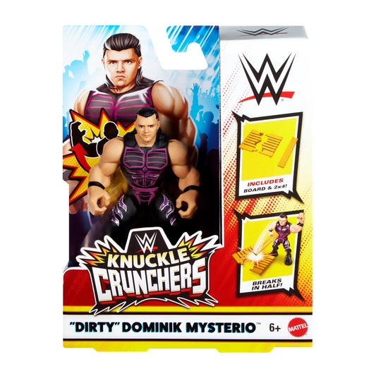 WWE Mattel Knuckle Crunchers Series 7 "Dirty" Dominik Mysterio Action & Toy Figures PWcatalog