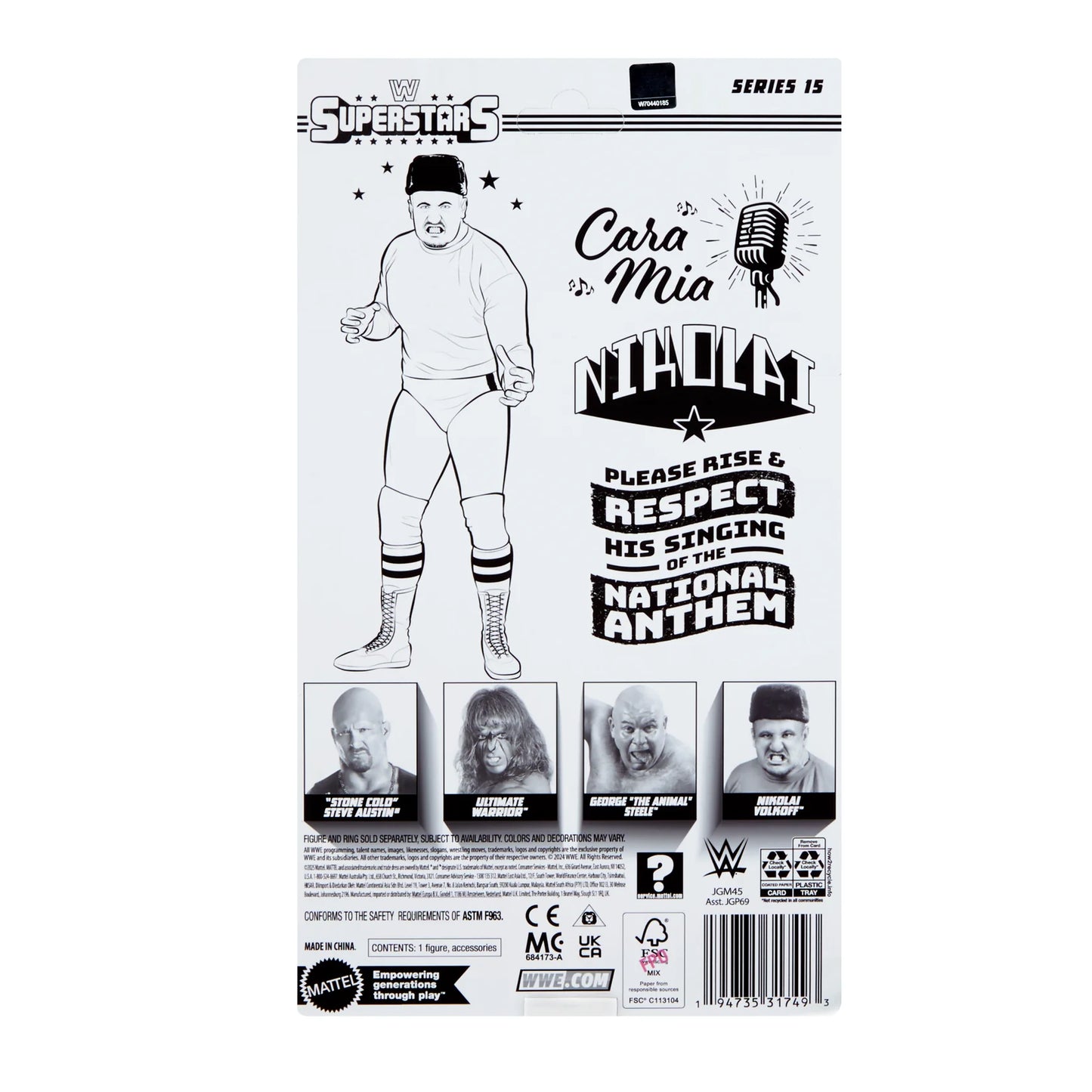 WWE Superstars Series 15 Nikolai Volkoff