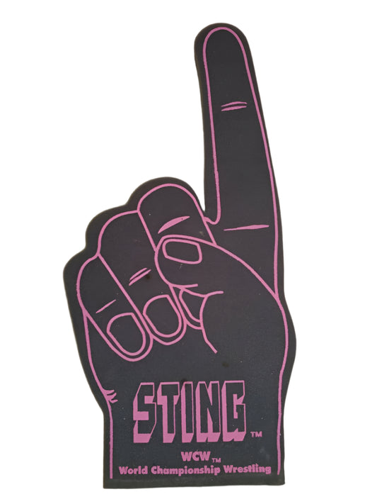 WCW Sting Black/Purple foam finger Foam PWcatalog