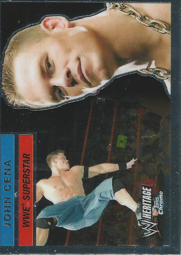 WWE Topps Chrome Heritage 2006 John Cena #1