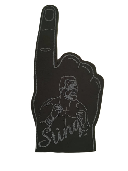 WCW Sting Black foam finger Foam PWcatalog