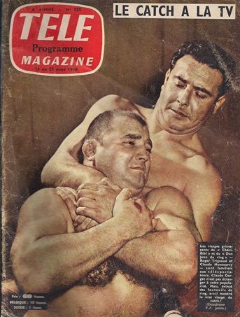Télé Programme Magazine 1958 Issue 125 Cheri Bibi and Claude Montourcy