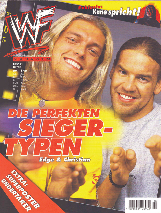 WWF Magazine September 2000 from Germany Magazine PWcatalog