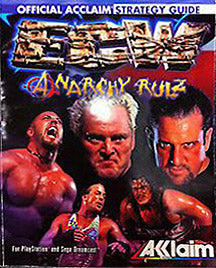 Official Acclaim Strategy Guide ECW Anarchy Rulz 2000 magazine PWcatalog
