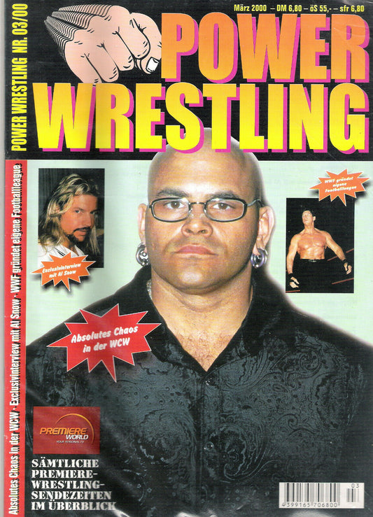 Power Wrestling Magazine March 2000 Magazine PWcatalog