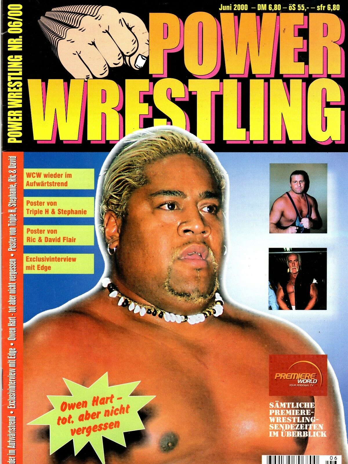 Power Wrestling Magazine June 2000 Magazine PWcatalog
