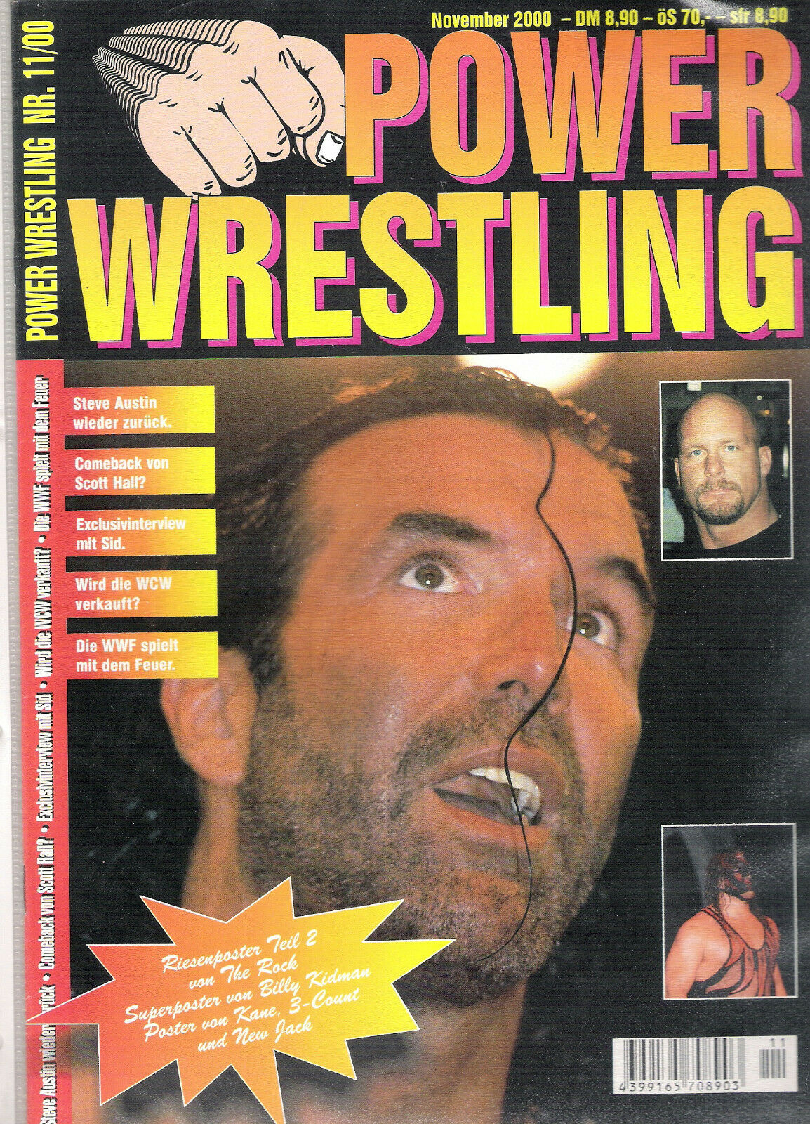 Power Wrestling Magazine November 2000 Magazine PWcatalog