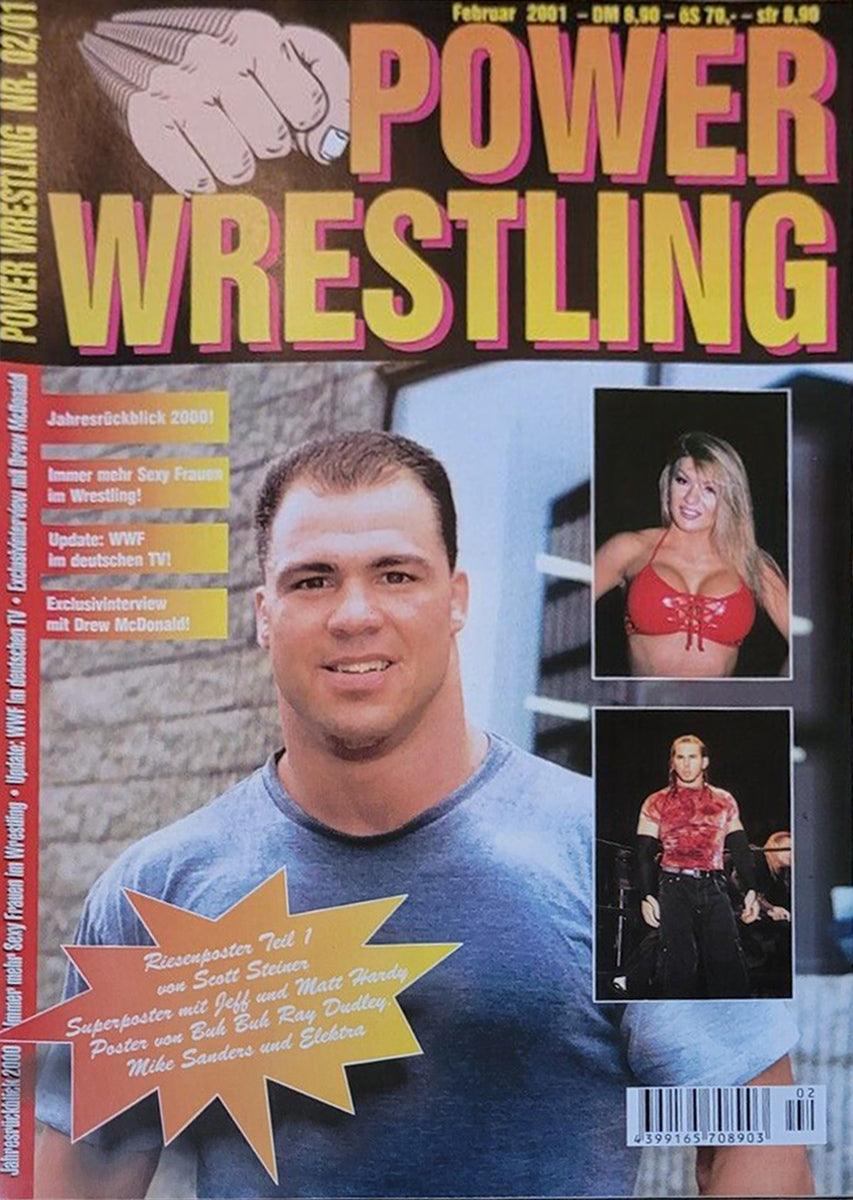 Power Wrestling Magazine February 2001 Magazine PWcatalog