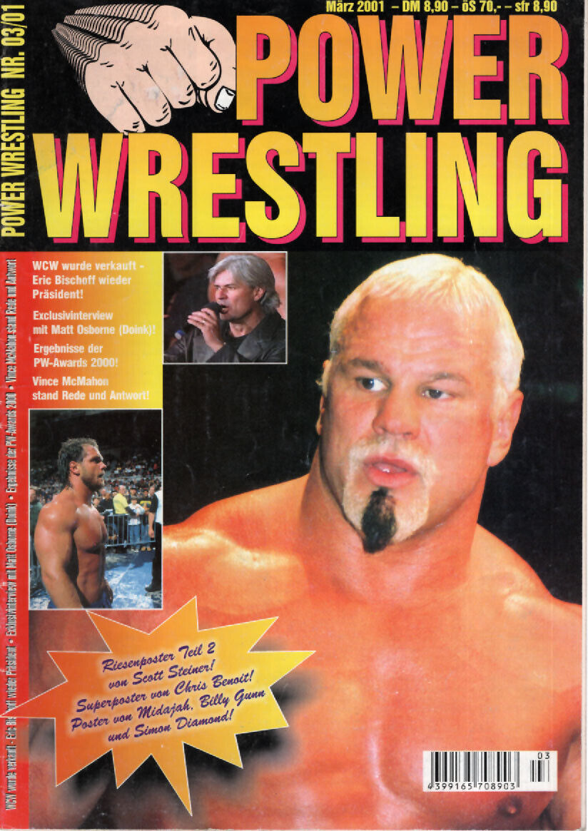Power Wrestling Magazine March 2001 Magazine PWcatalog