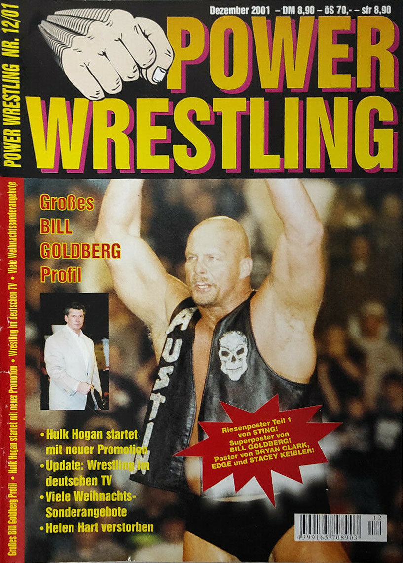 Power Wrestling Magazine December 2001 Magazine PWcatalog