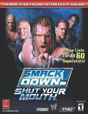 Prima Official Strategy Guide WWE Smackdown! Shut Your Mouth 2002 magazine PWcatalog