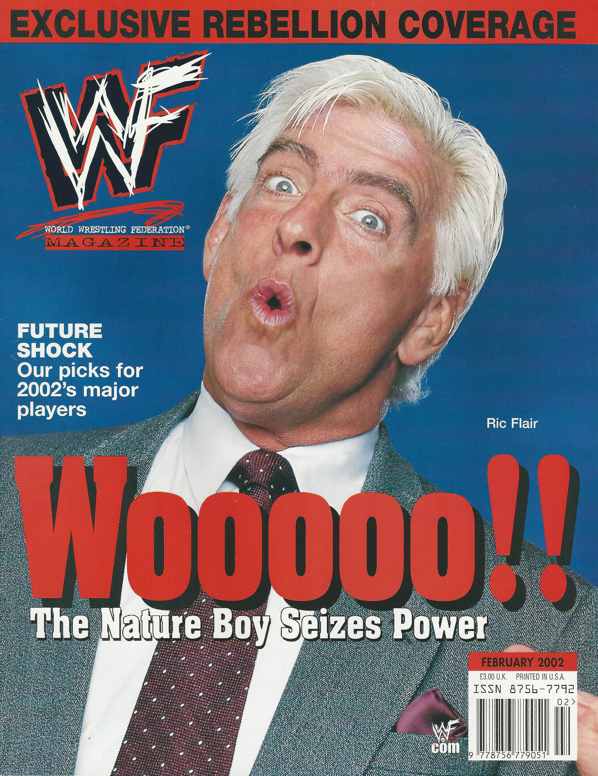 WWE Magazine February 2002 from The United Kingdom Magazine PWcatalog
