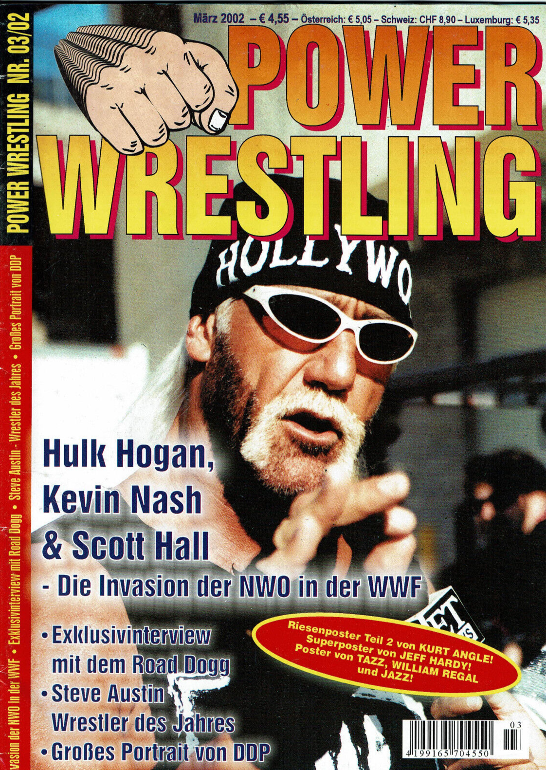 Power Wrestling Magazine March 2002 Magazine PWcatalog