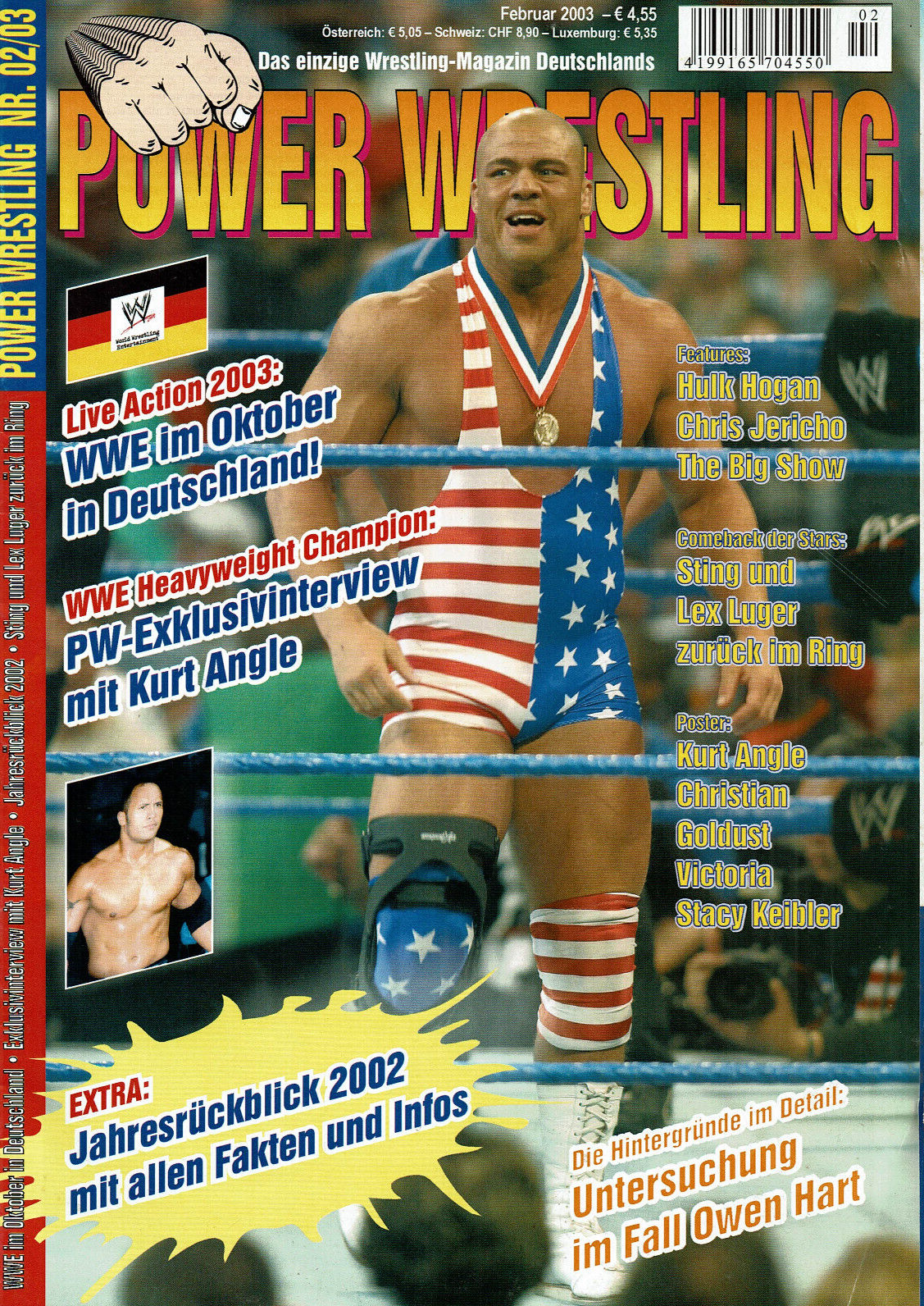 Power Wrestling Magazine February 2003 Magazine PWcatalog