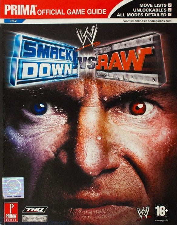 Prima Official Strategy Guide WWE Smackdown vs Raw November 2004 magazine PWcatalog