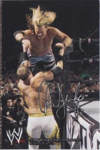 Chris Jericho WWE Ice Cream Cut-out 2004 Good Humor PW Catalog