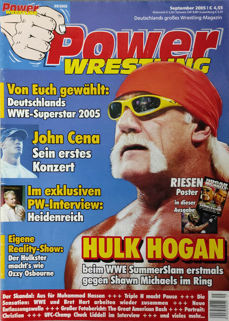 Power Wrestling Magazine September 2005 Magazine PWcatalog