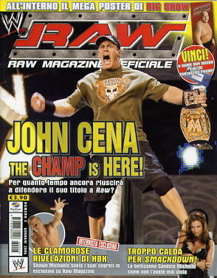 WWE Raw Magazine from Italy January 2006 Magazine PWcatalog