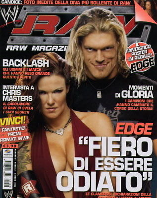 WWE Raw Magazine from Italy June 2006 Magazine PWcatalog