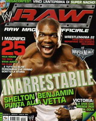 WWE Raw Magazine from Italy July 2006 Magazine PWcatalog