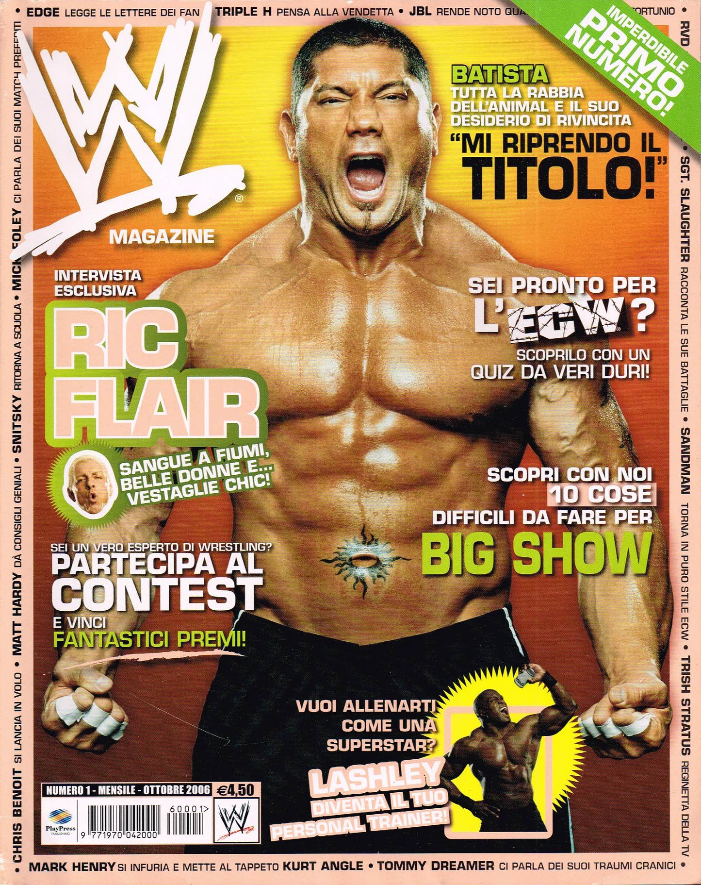 WWE Magazine from Italy October 2006 Magazine PWcatalog