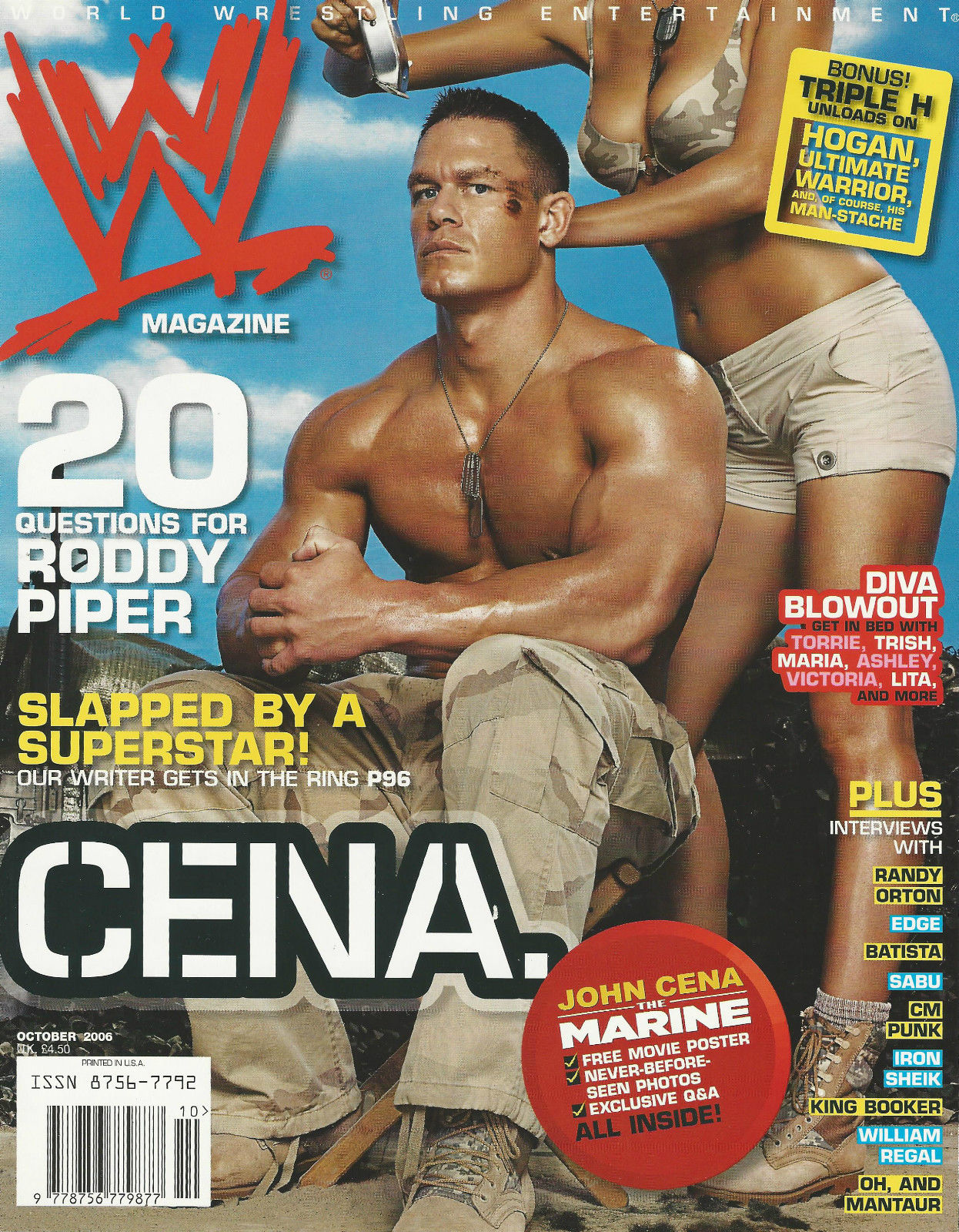 WWE Magazine October 2006 from The United Kingdom Magazine PWcatalog