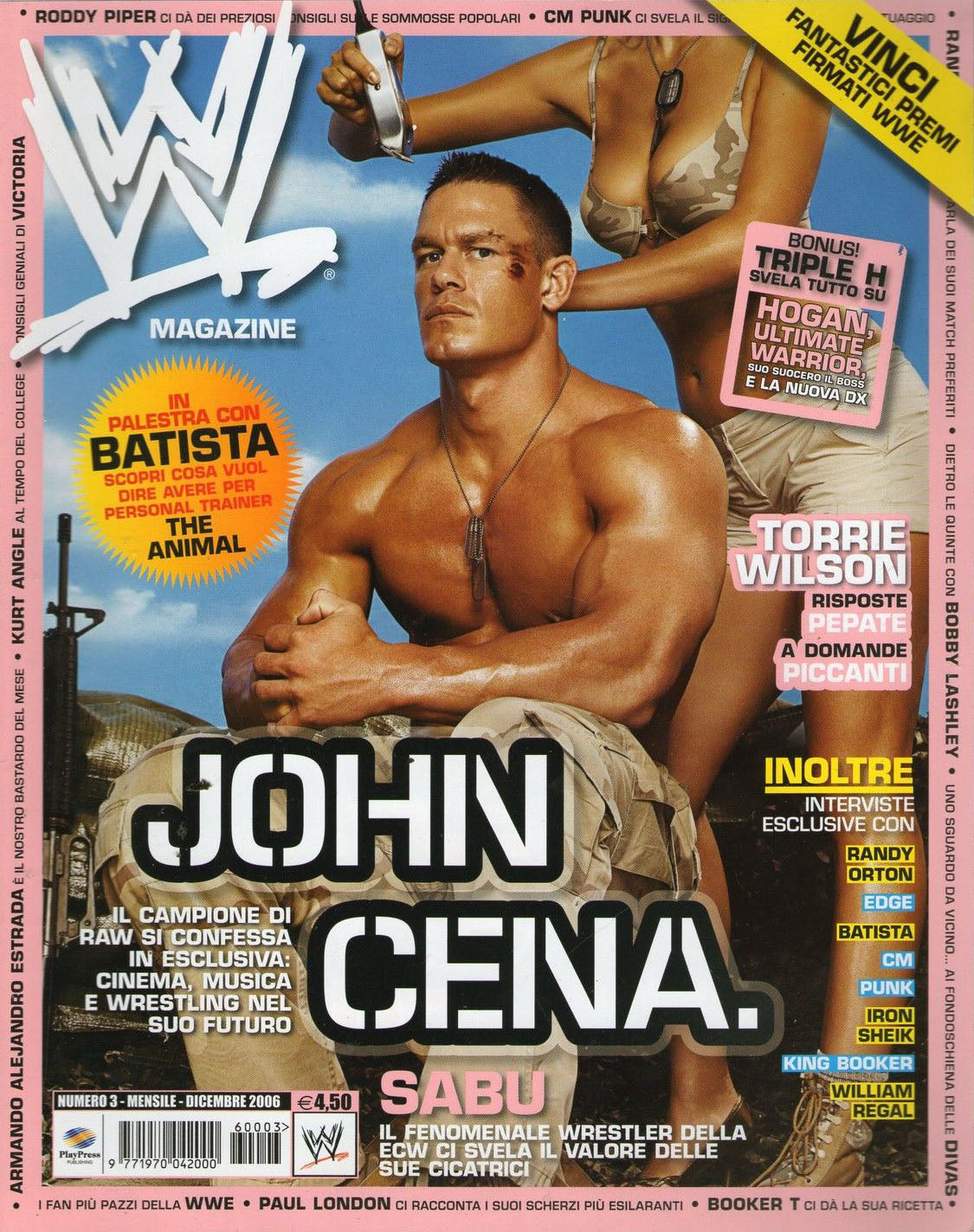 WWE Magazine from Italy December 2006 Magazine PWcatalog
