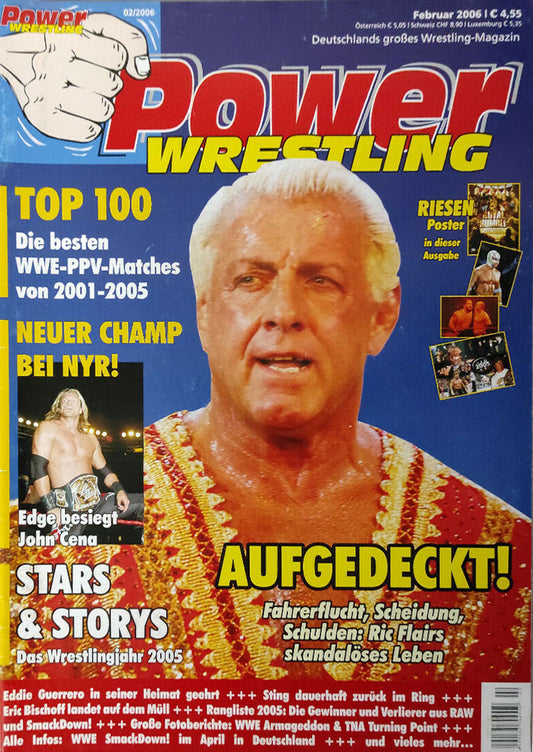 Power Wrestling Magazine February 2006 Magazine PWcatalog