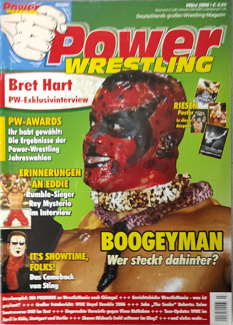Power Wrestling Magazine March 2006 Magazine PWcatalog
