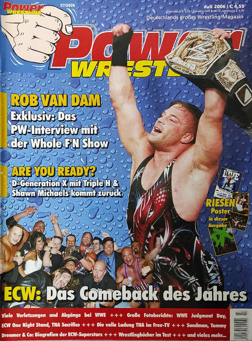 Power Wrestling Magazine July 2006 Magazine PWcatalog