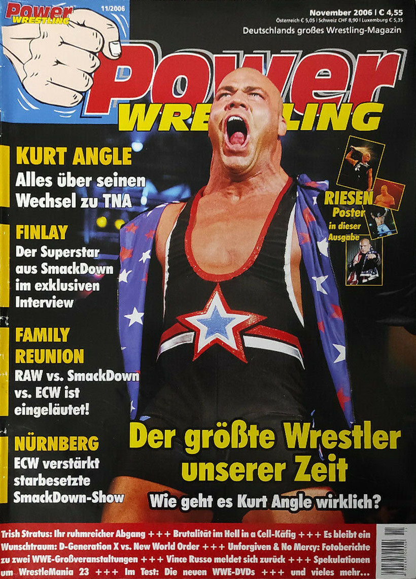 Power Wrestling Magazine November 2006 Magazine PWcatalog