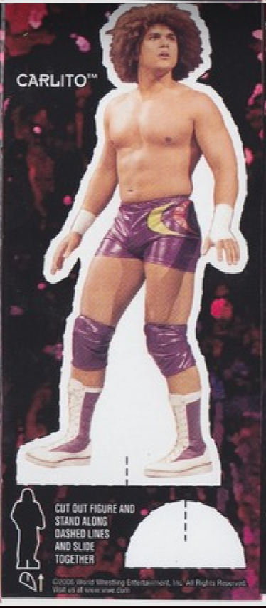 Carlito WWF Ice Cream Cut-out 2006 Good Humor PW Catalog
