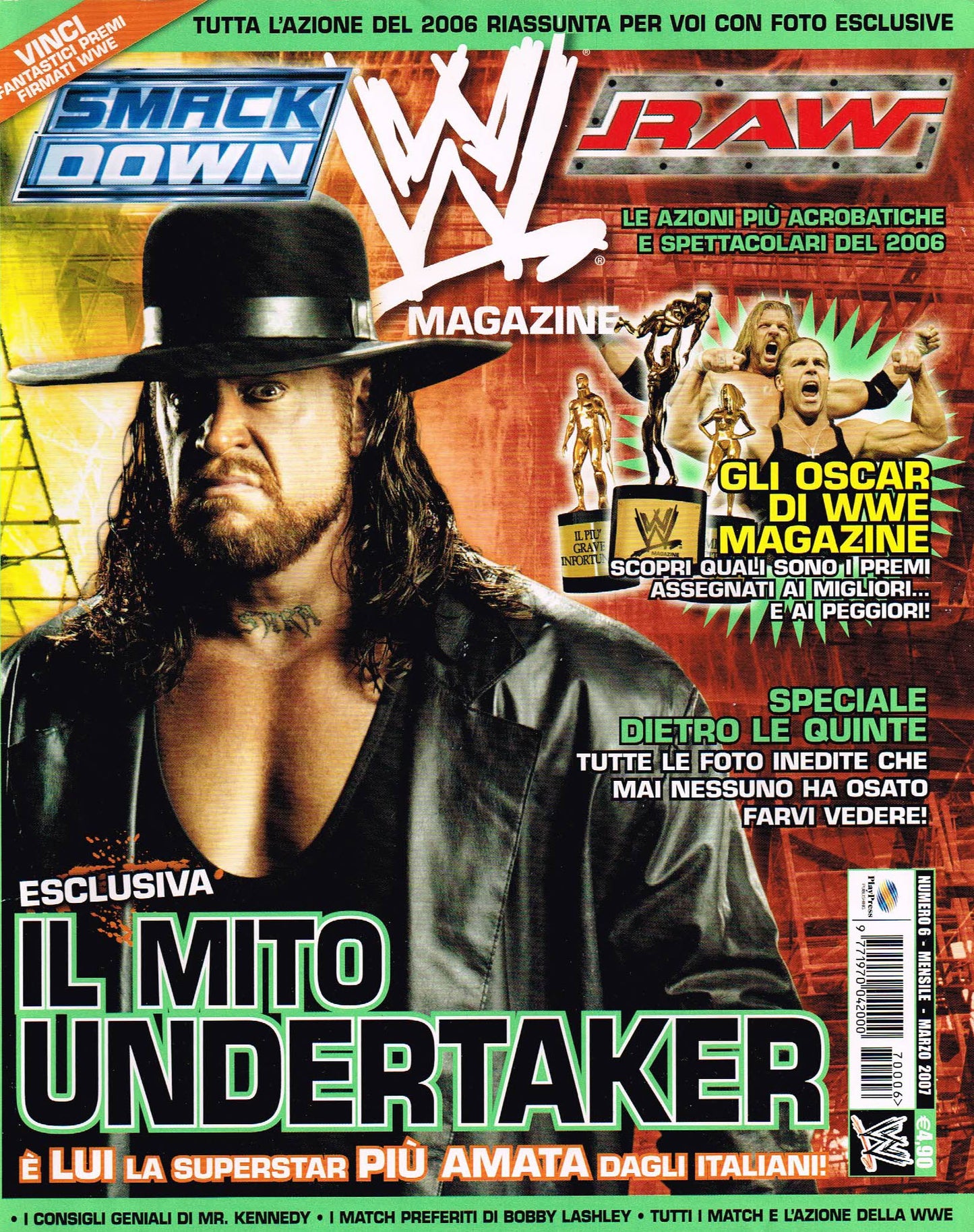 WWE Magazine from Italy March 2007 Magazine PWcatalog