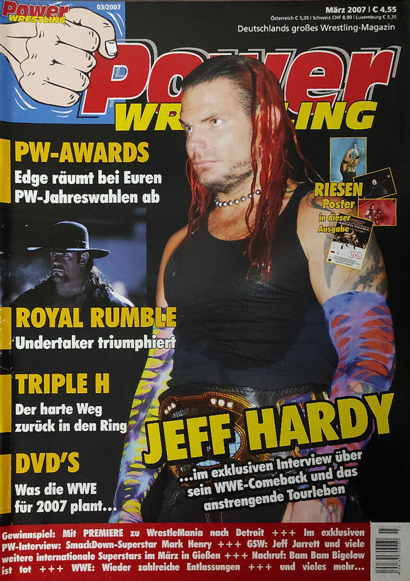 Power Wrestling Magazine March 2007 Magazine PWcatalog