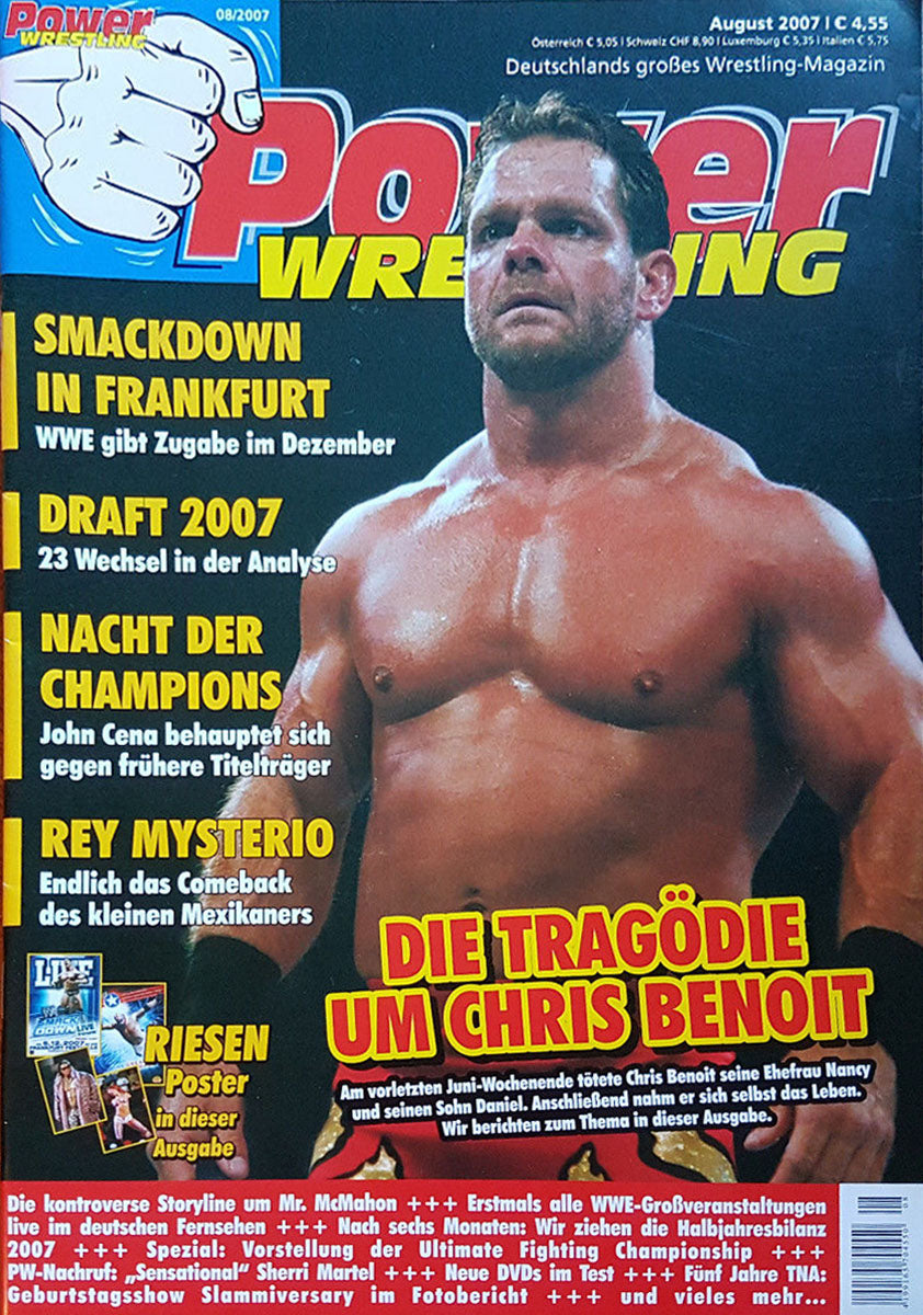 Power Wrestling Magazine August 2007 Magazine PWcatalog