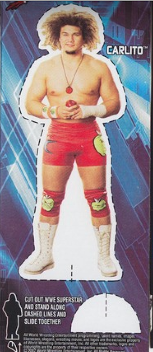 Carlito 2007 WWE Ice Cream Cut-out Unilever PW Catalog