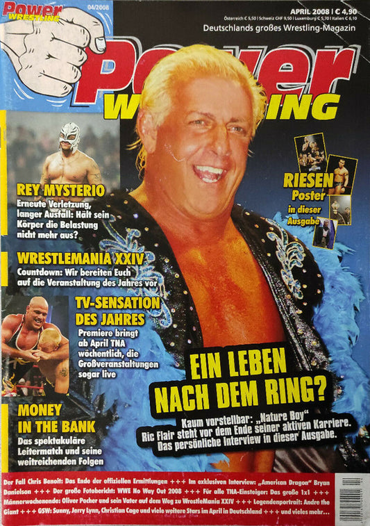 Power Wrestling Magazine April 2008 Magazine PWcatalog
