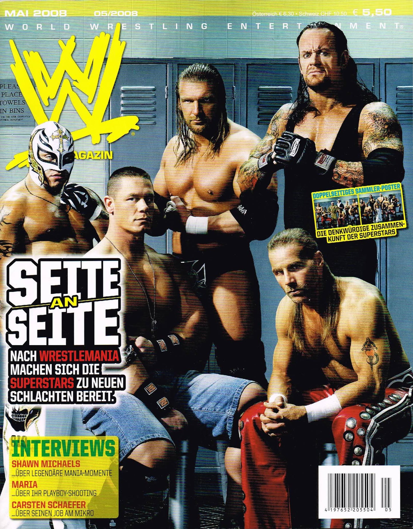WWE Magazine May 2008 from Germany Magazine PWcatalog