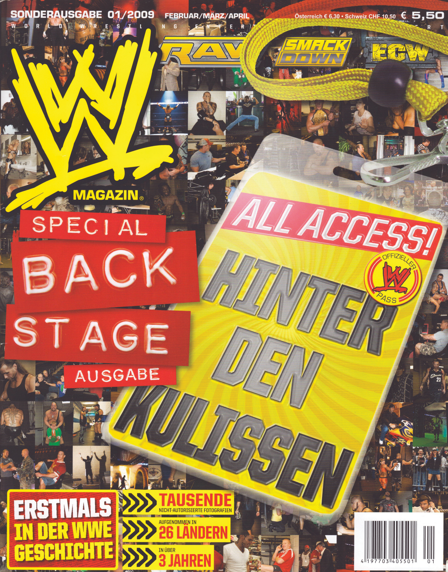 WWE Special 1 Backstage from Germany 2009 Magazine PWcatalog